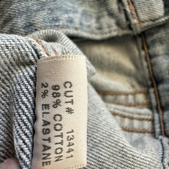 J Brand Jacket Womens XS Denim Atomic Stretch Button Up Distressed 40503225 - Picture 12 of 13